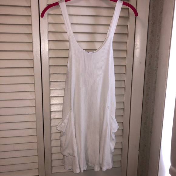 Zara White Pocket Dress - Picture 4 of 7